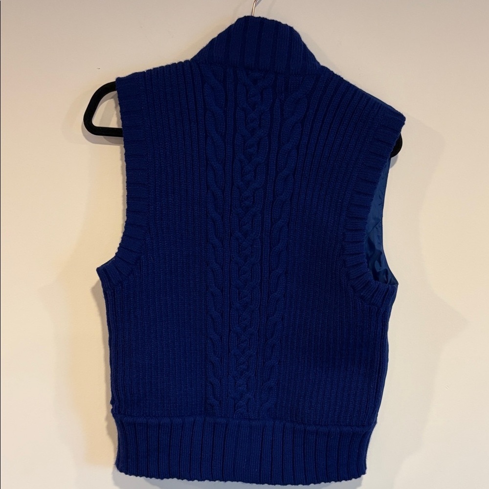 Touch by Alyssa Milano Ruffle Sweater-back Vest with NY Giants Logo - Picture 3 of 6
